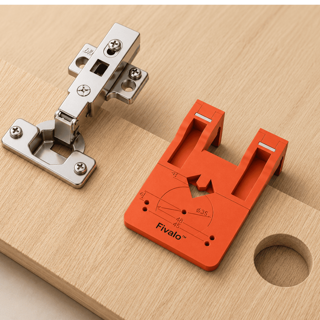 Cabinet Hinge Positioning Jig