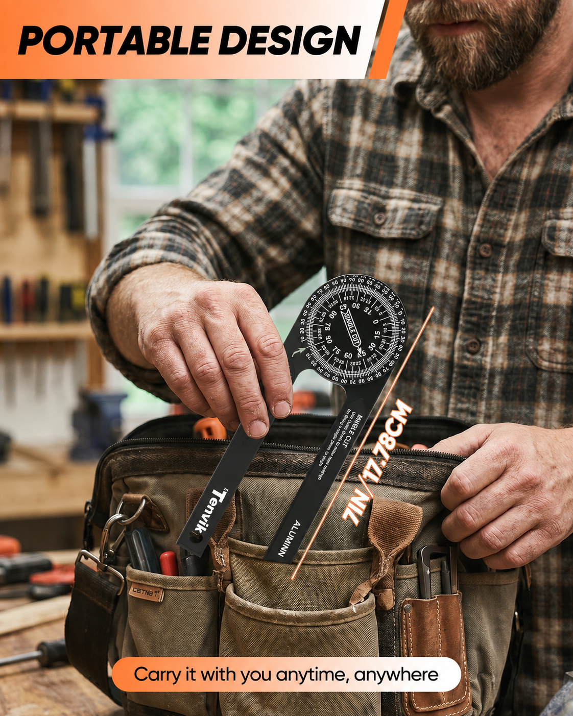Aluminum Miter Saw Protractor