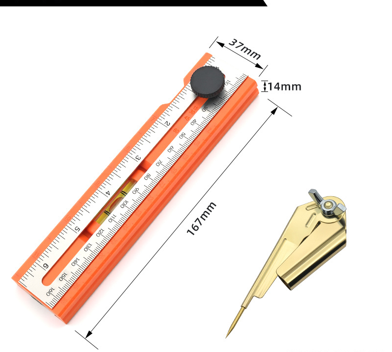 Multifunctional Marking Level Ruler