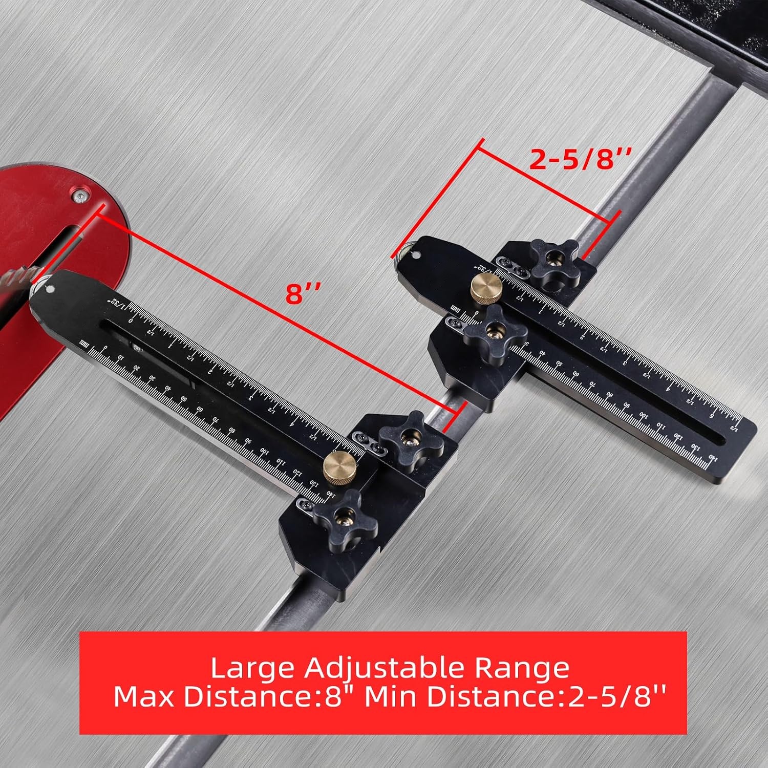 Tenvik™ Thin Rip Jig Table Saw Guide — Precision Repeat Narrow Strip Cutting Jig