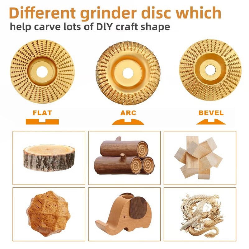 Tenvik™ Wood Carving Disc Set (3 Pcs)