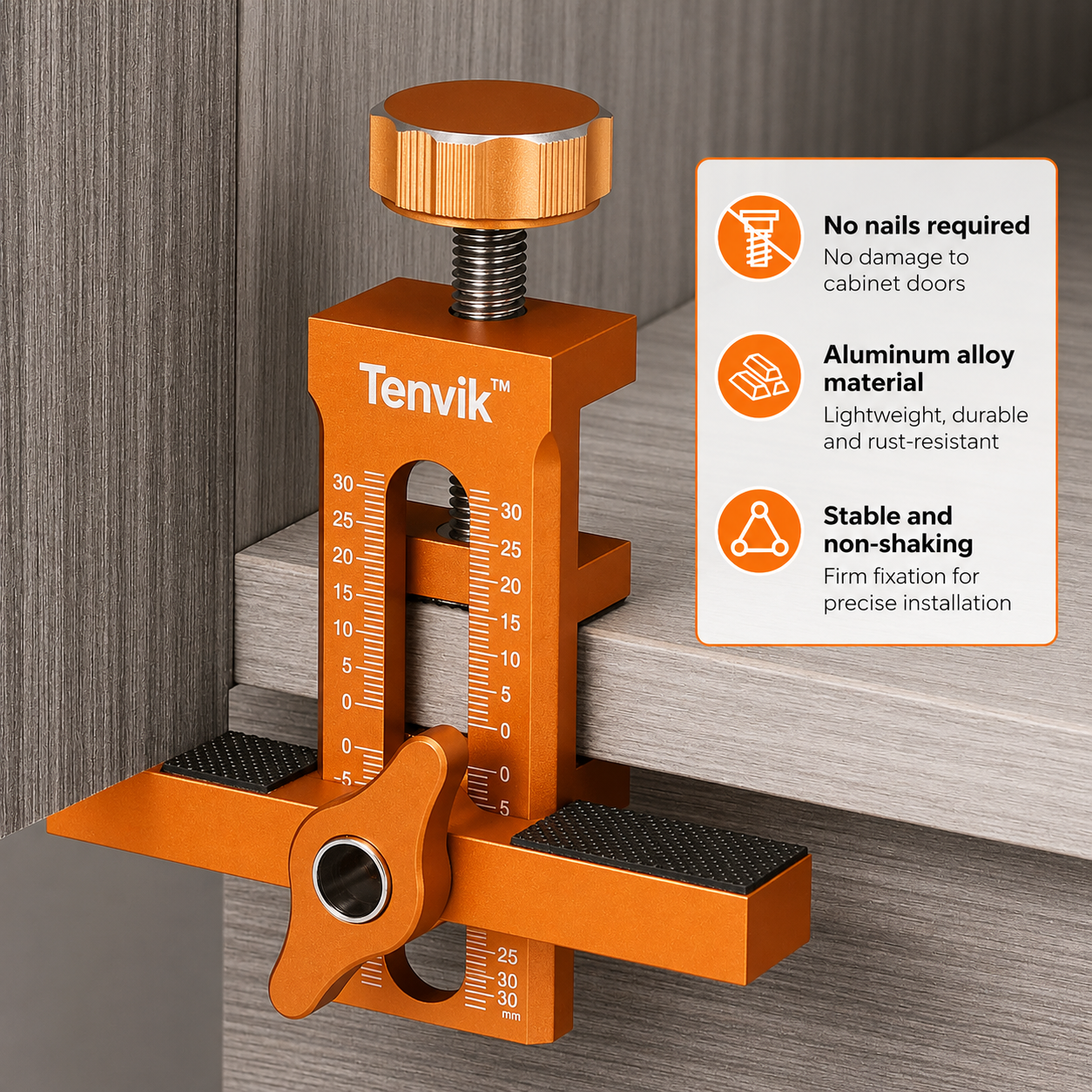 Cabinet Door Mounting Jig