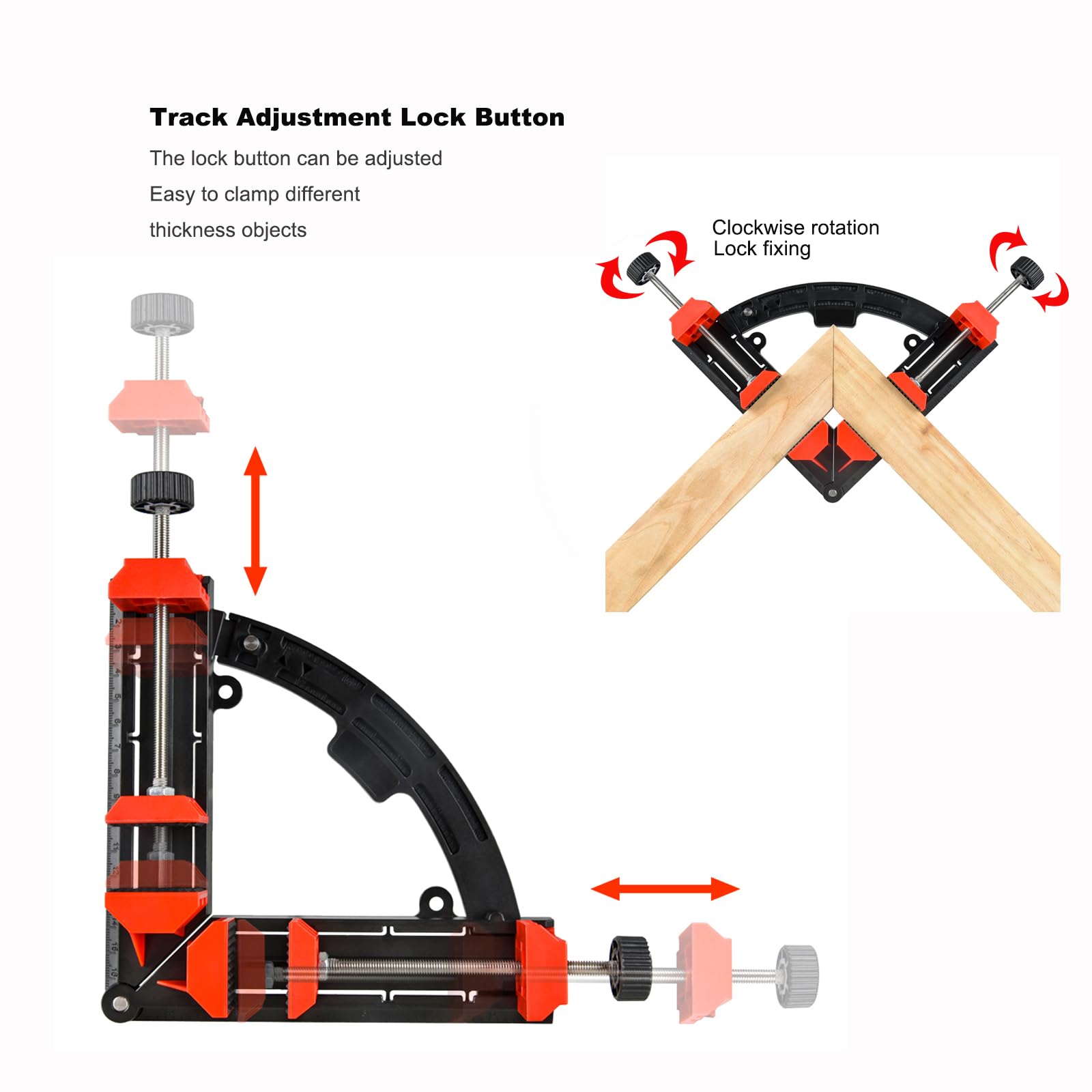 Multi Angle Corner Clamp for Woodworking