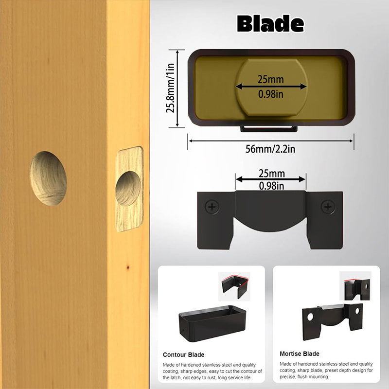 Professional Door Latch Installation Tool