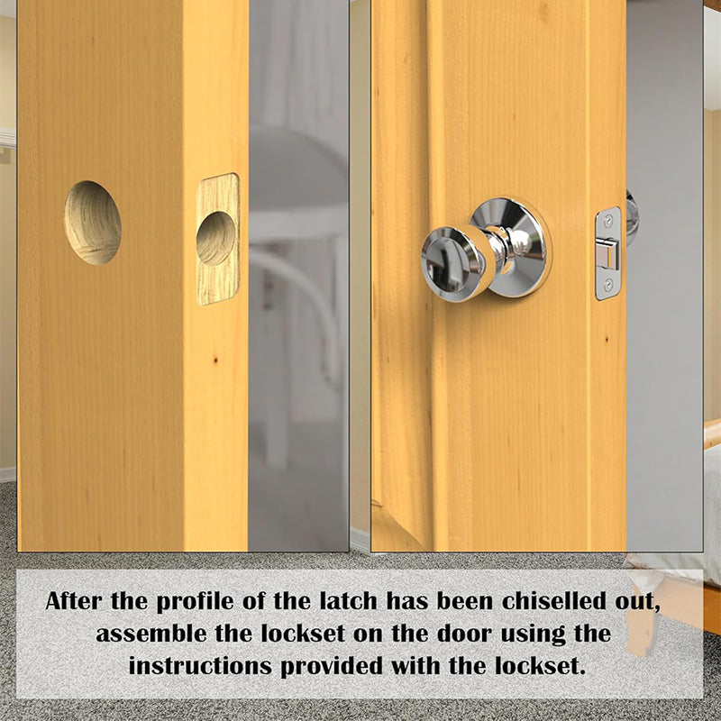 Professional Door Latch Installation Tool