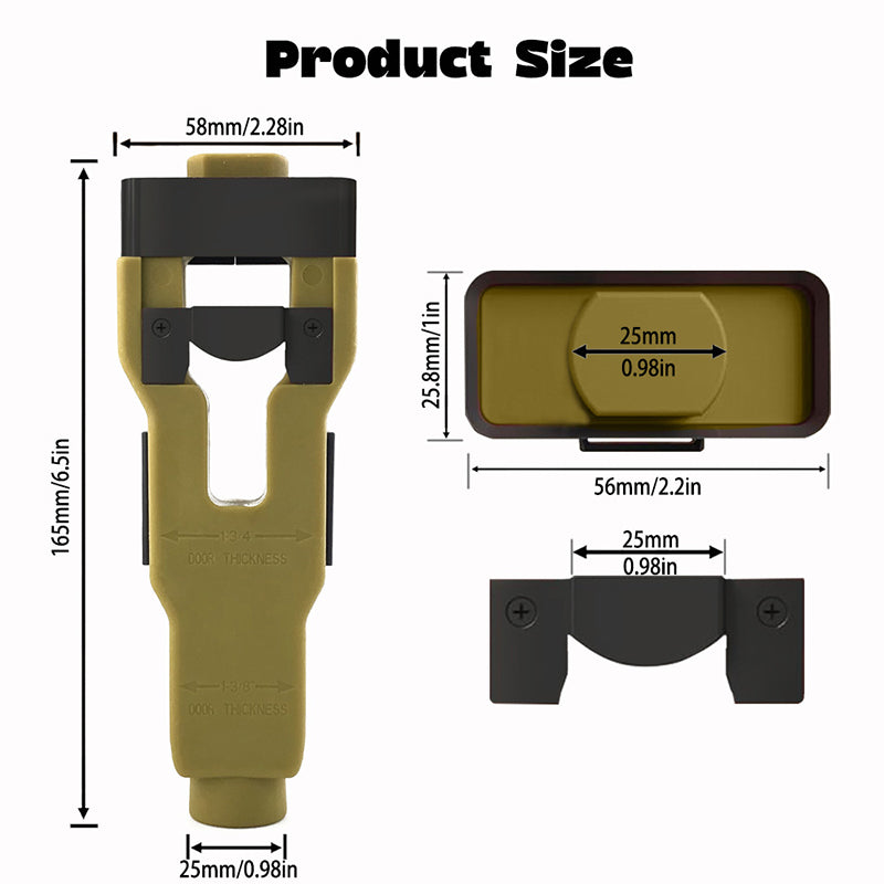 Professional Door Latch Installation Tool