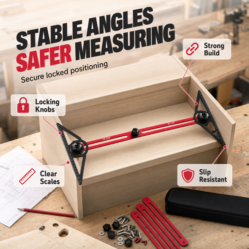 Multi-Function Woodworking Marking Tool Kit