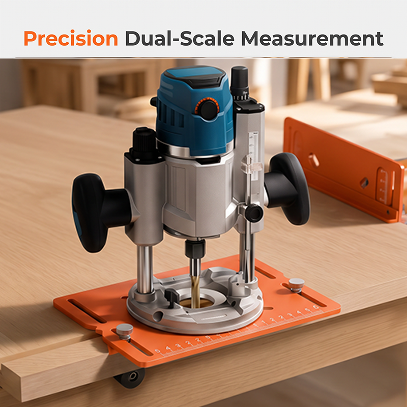 Aluminum Alloy Wood Router Slotting Bracket Guide Tool